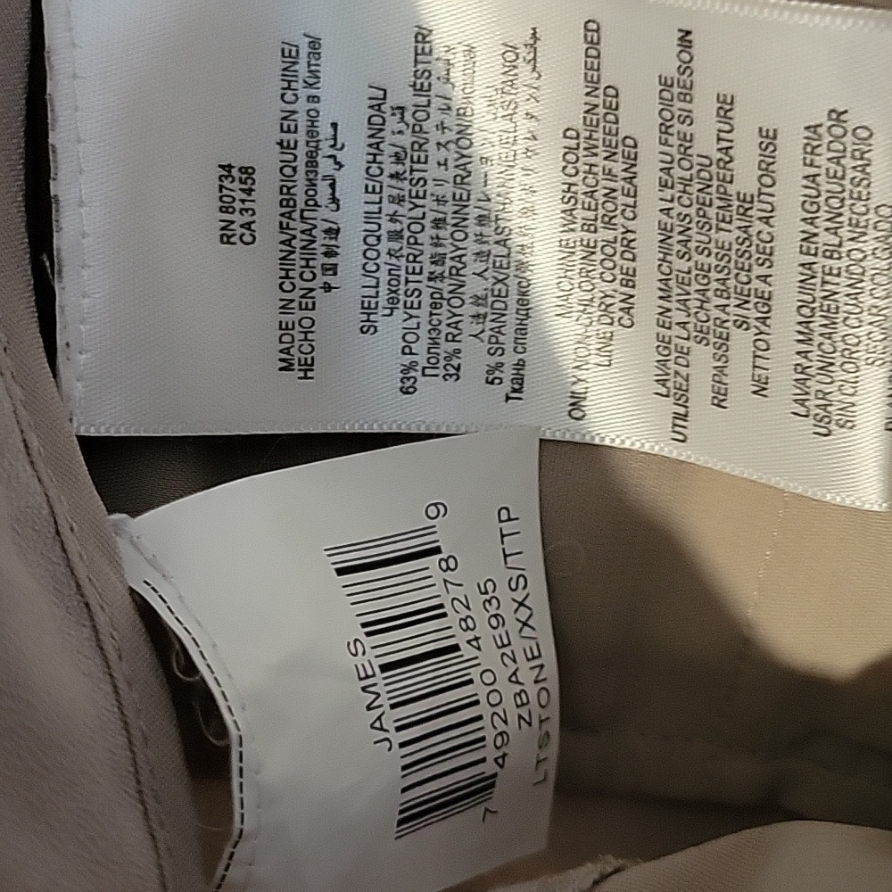 BCBG James Slacks in Stone - Picture 6 of 8